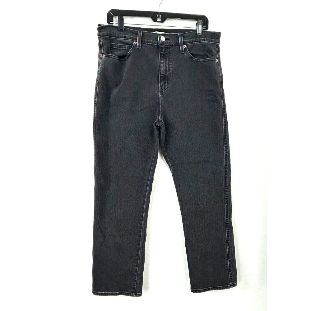 Levi Strauss Signature Gold Women Black Heritage High Rise Jean Sz 12 1065H1 - Picture 4 of 11